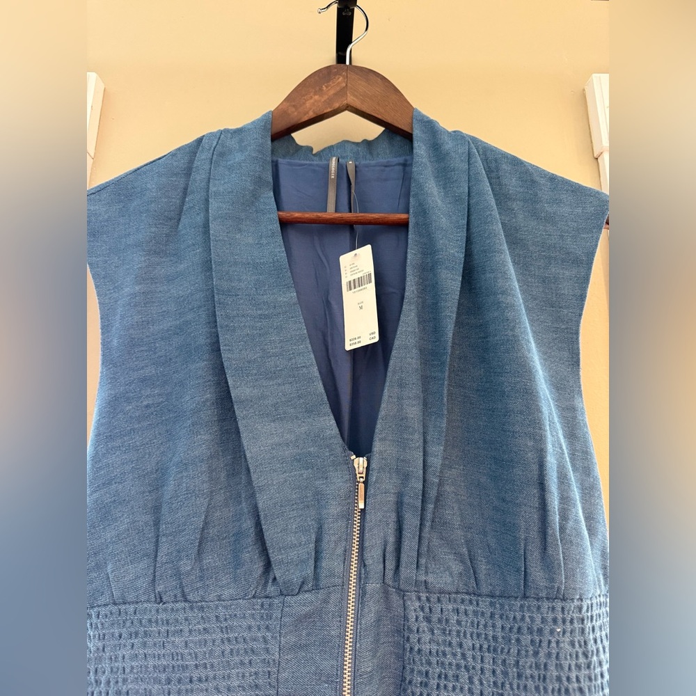 Anthropologie - The Tommie Denim Eyelet Trim Dress - Picture 7 of 8